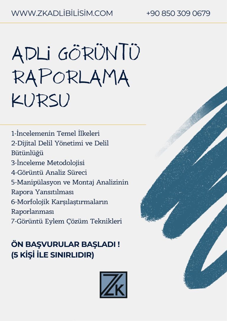 Adli Görüntü Raporlama