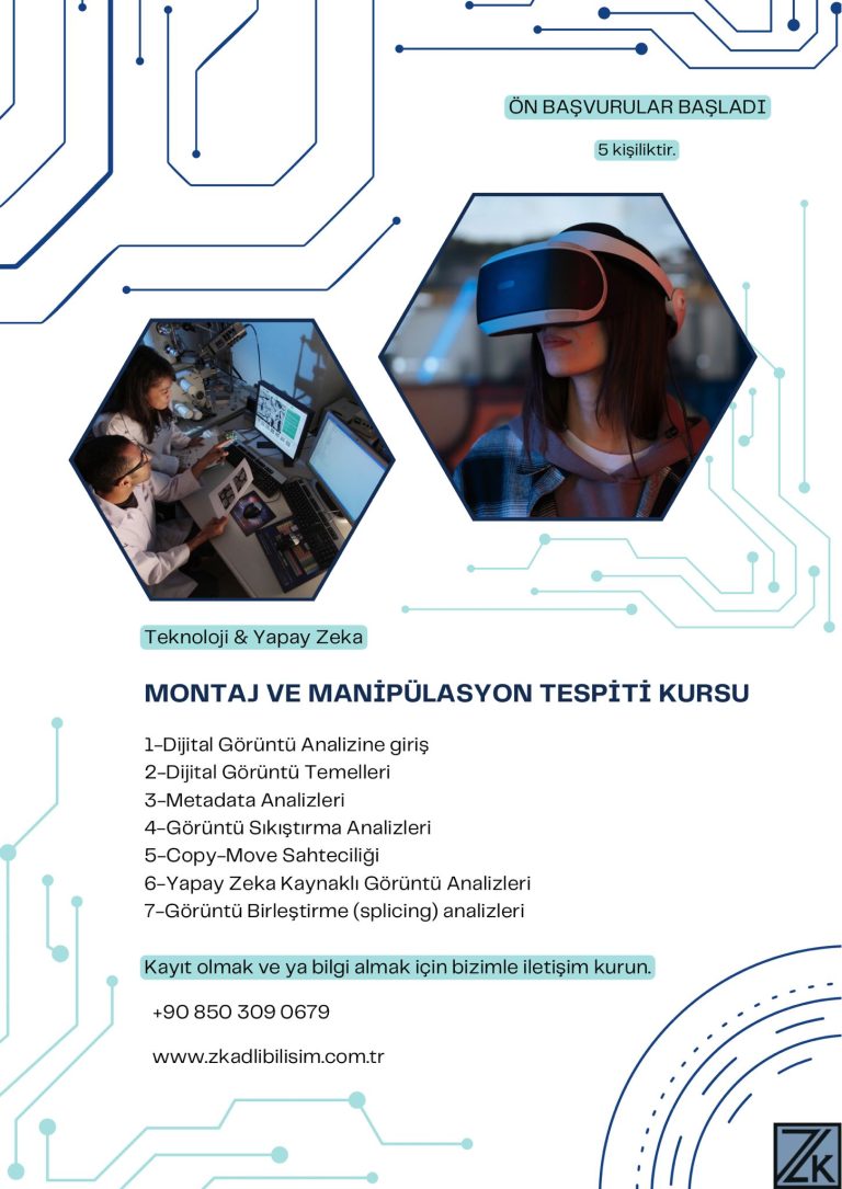 Montaj Manipülasyon Tespit